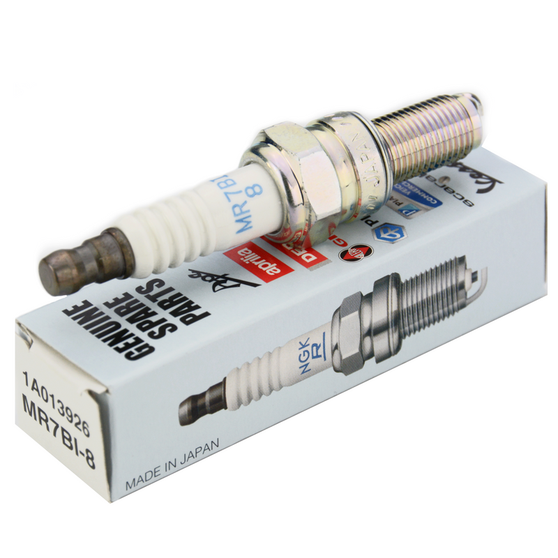 PIAGGIO MR7BI8 Laser Iridium Premium (NGK) Spark Plug GTS 300, GTV 300, MP3 300, Beverly 300, Beverly 400 (2019-Onwards)