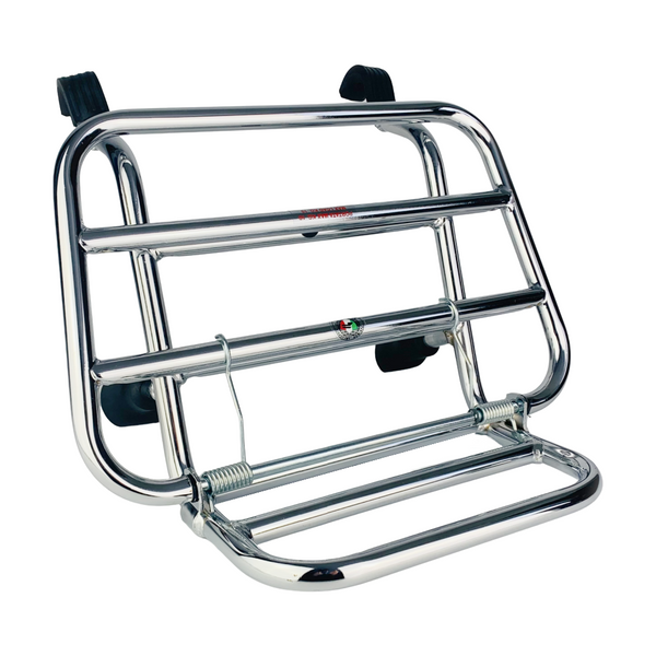 Cuppini Front Rack Vespa Chrome GTS, GTV (RST Models 2022-)