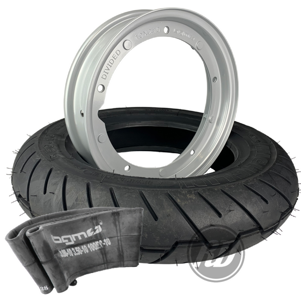 BGM Original Grey Split Rim & Michelin S1 Wheel Assembly