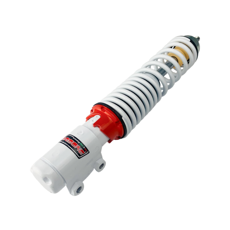 Carbone Sport Vespa Front Shock Absorber White & Red GTS, GTV, GT