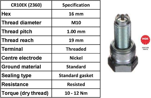 NGK Spark Plug CR10EK