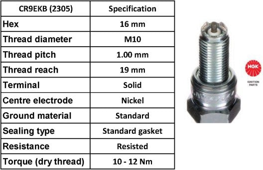 NGK Spark Plug CR9EKB