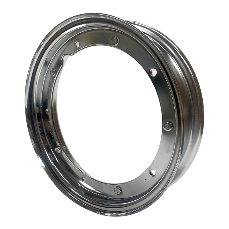 F.A. ITALIA Vespa Split Rim Chrome (2.10x10) PX, T5, LML, RALLY, GT, GTR, PK50-PK, V50, 50N, Special, PV, ET3